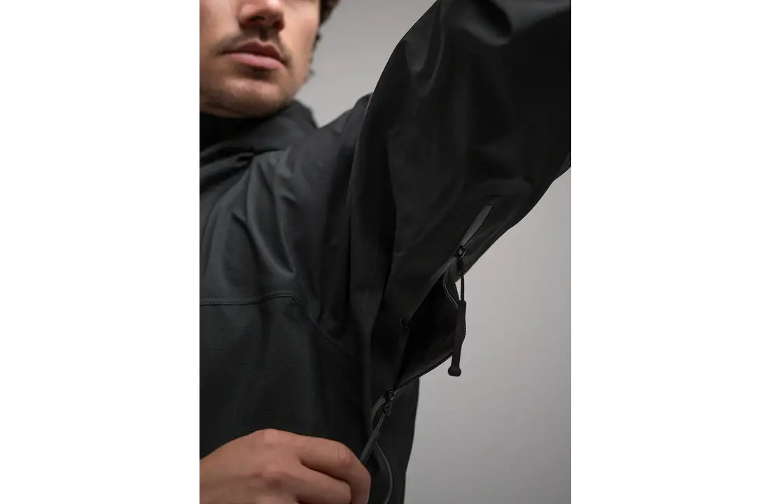AIGIS Hardshell Jacket Obsidian Black Size: L