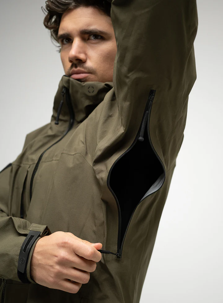 AIGIS Hardshell Jacket Olive Maat: L