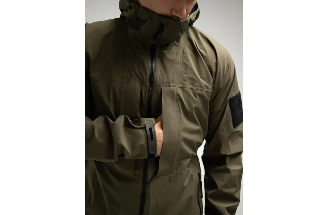 AIGIS Hardshell Jacket Olive Size: L