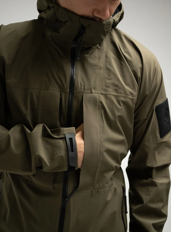 AIGIS Hardshell Jacket Olive Size: L