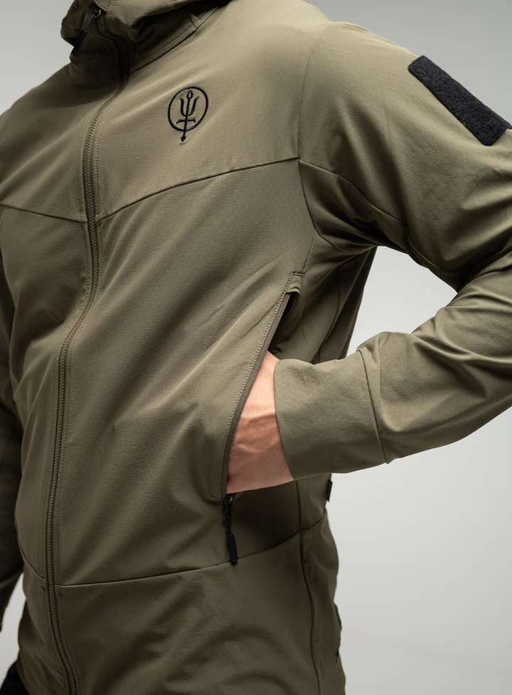 VELES Jacket Olive Maat: S