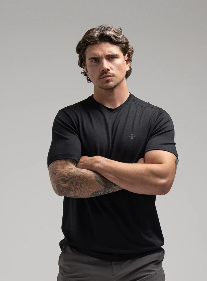 ORYON 72HR Merino T-Shirt Obsidian Black