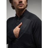 ORYON DELTA Long Sleeve T-Shirt Obsidian Black