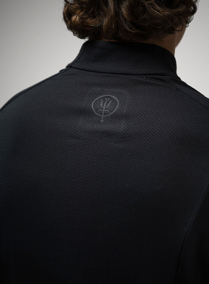 ORYON DELTA Long Sleeve T-Shirt Obsidian Black