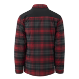 Winter Warden Shirt Slate Crimson Plaid