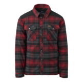 Winter Warden Shirt Slate Crimson Plaid
