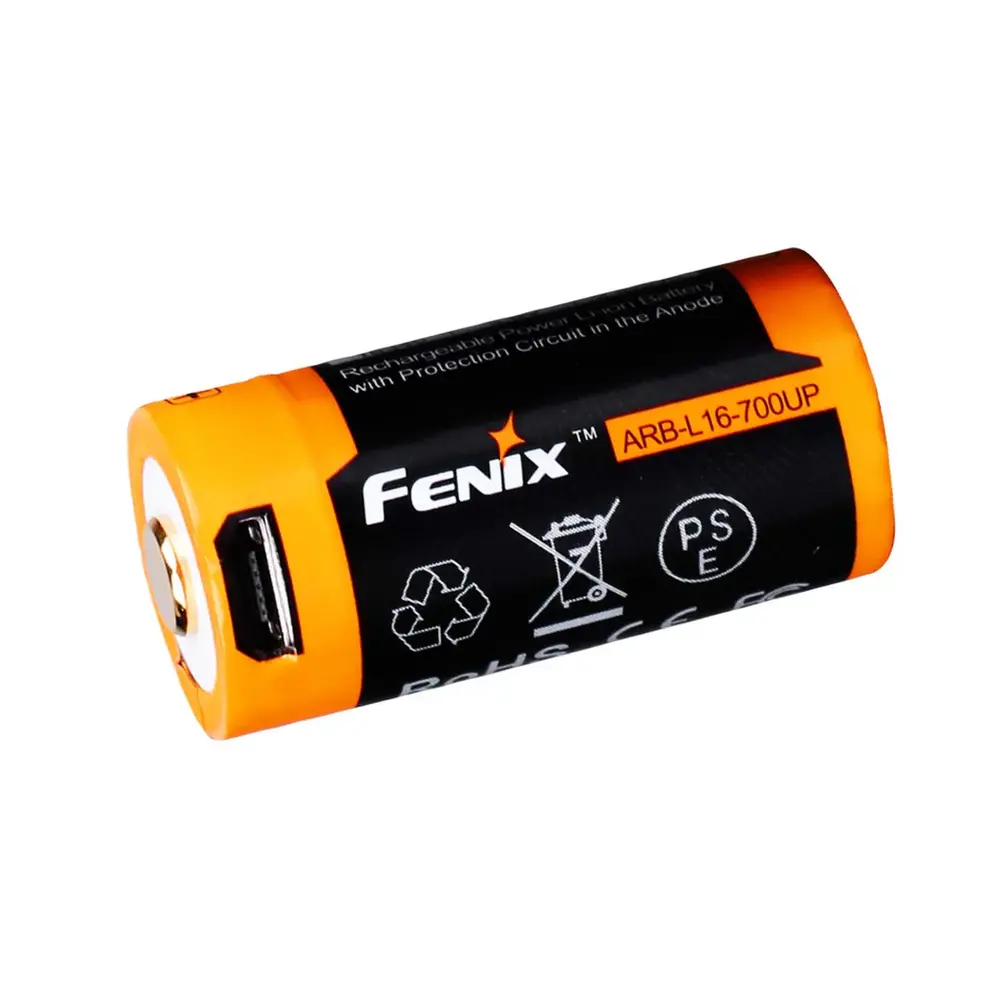 Fenix ARB-L16-700UP USB Power oplaadbare 3.7V 700mAh accu HIGH DISCHAR