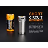 ARB-L16-700UP USB Power oplaadbare 3.7V 700mAh accu HIGH DISCHARGE