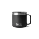 Rambler® 14 oz 414ml Stapelbare Mok van met MagSlider™-deksel Zwart