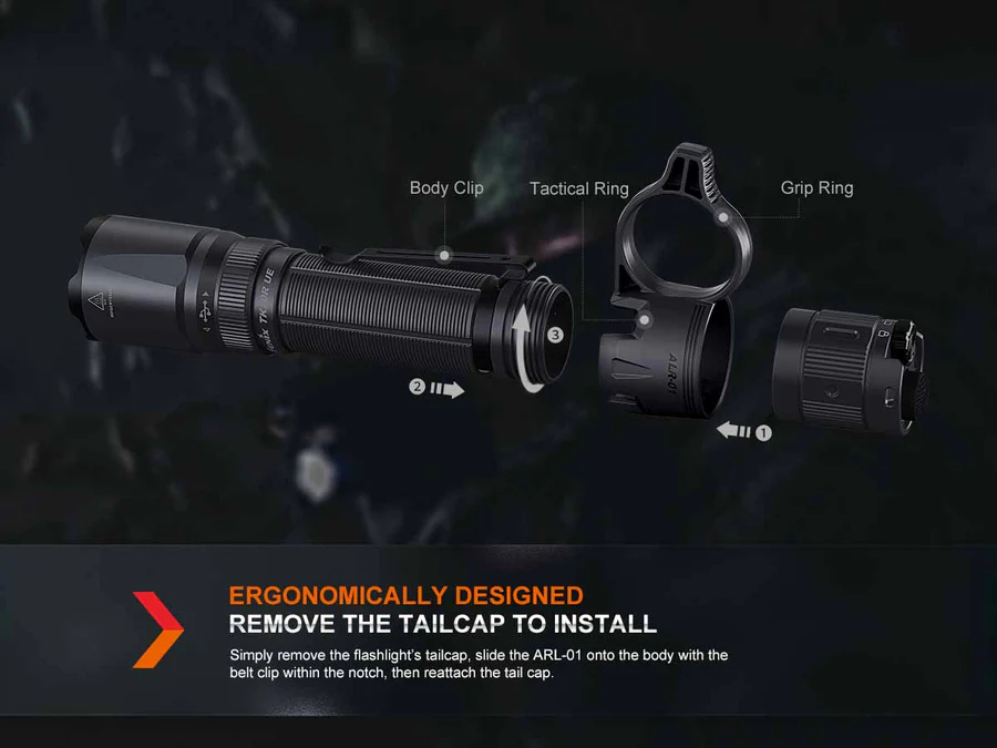 ALR-01 Tactical Flashlight Ring