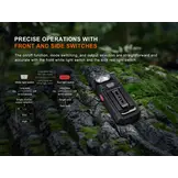 SW05R-RED Rechargable Clip-On Flashlight (150 lumen)