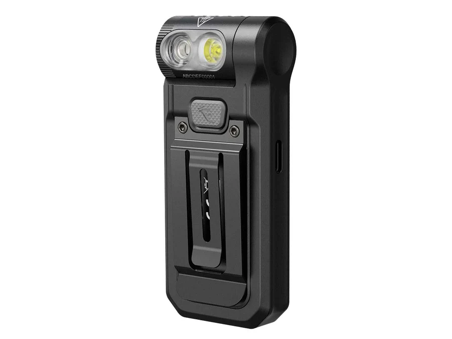 SW05R-RED Rechargable Clip-On Flashlight (150 lumen)