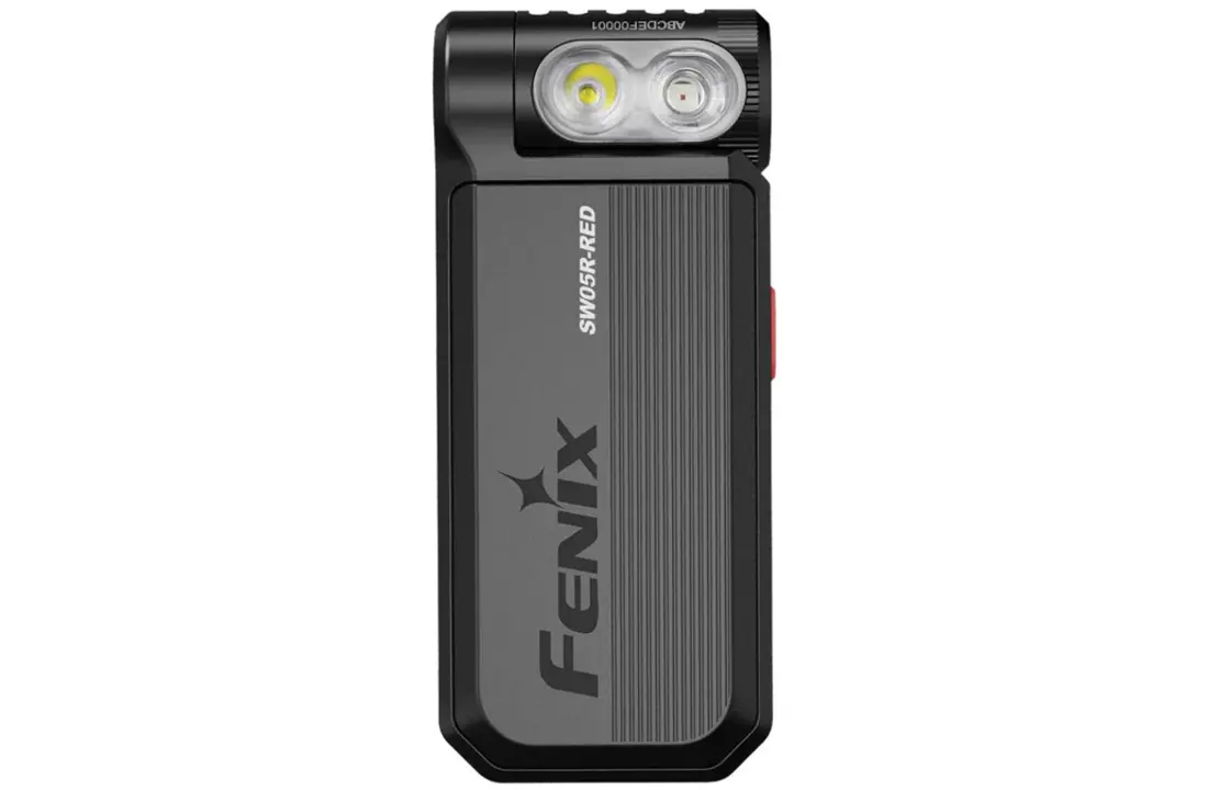 SW05R-RED Rechargable Clip-On Flashlight (150 lumen)