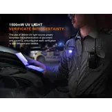 SW05R-UV Rechargable Clip-On UV Flashlight (150 lumen)