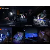 SW05R-UV Rechargable Clip-On UV Flashlight (150 lumen)