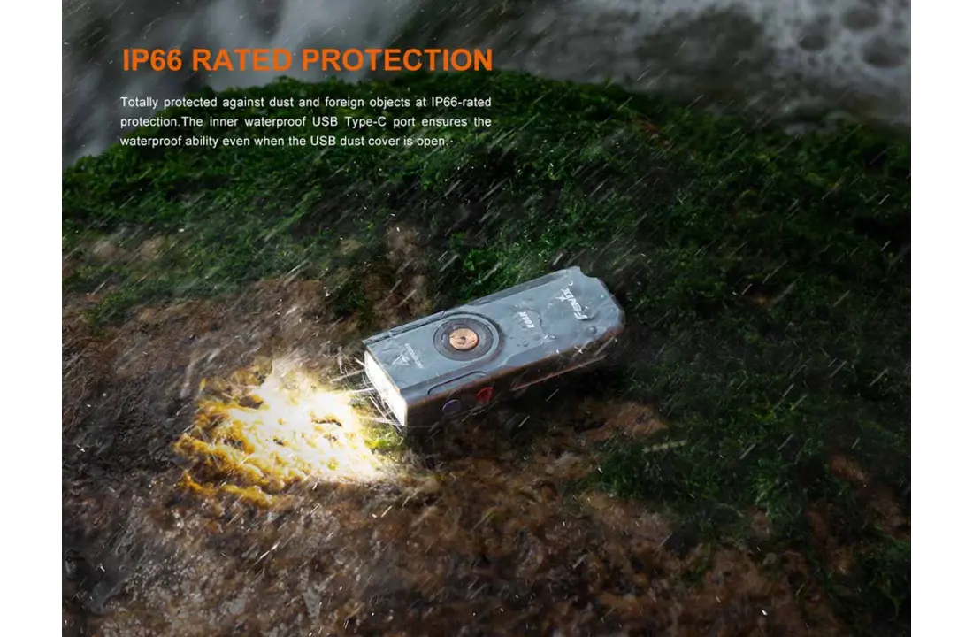 E06R Rechargable Mini Flashlight (700 lumen)