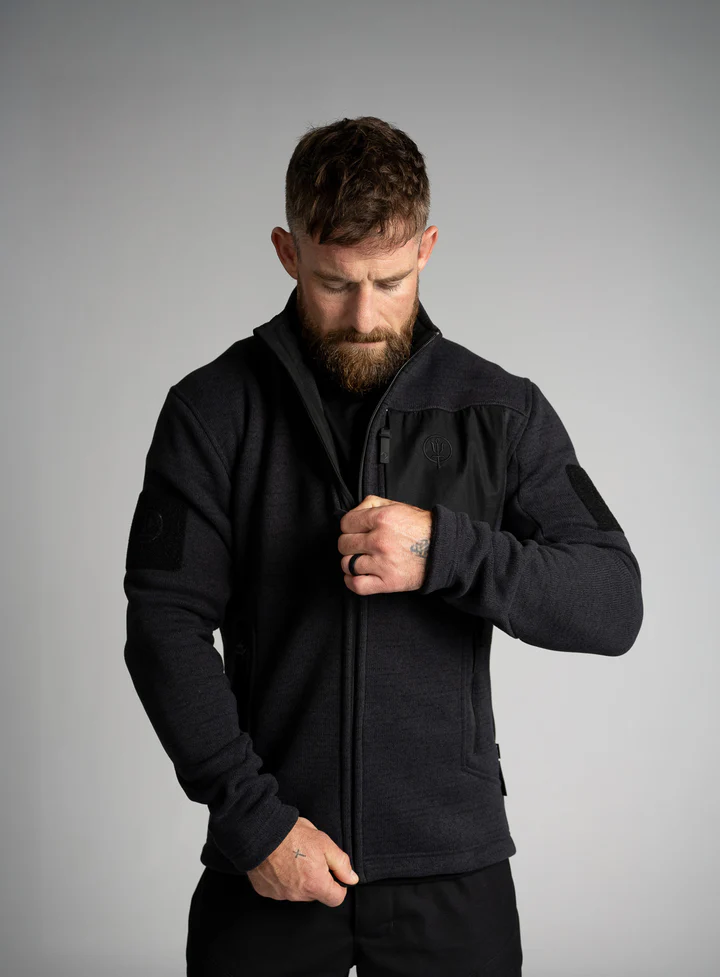 Heritech MOORLAND Fleece Obsidian Black