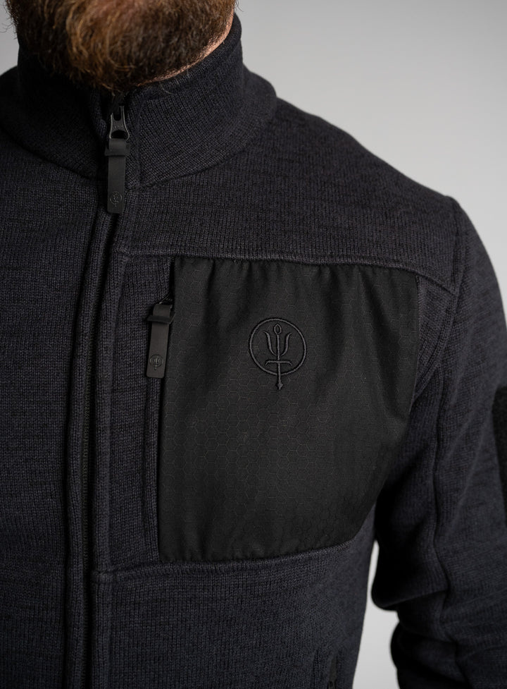Heritech MOORLAND Fleece Obsidian Black