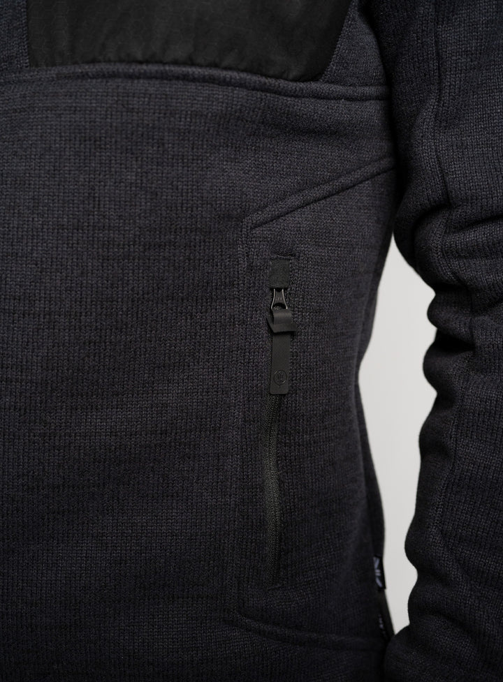 Heritech MOORLAND Fleece Obsidian Black