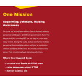 Ukraine Support Patch "Wounded Warrior"