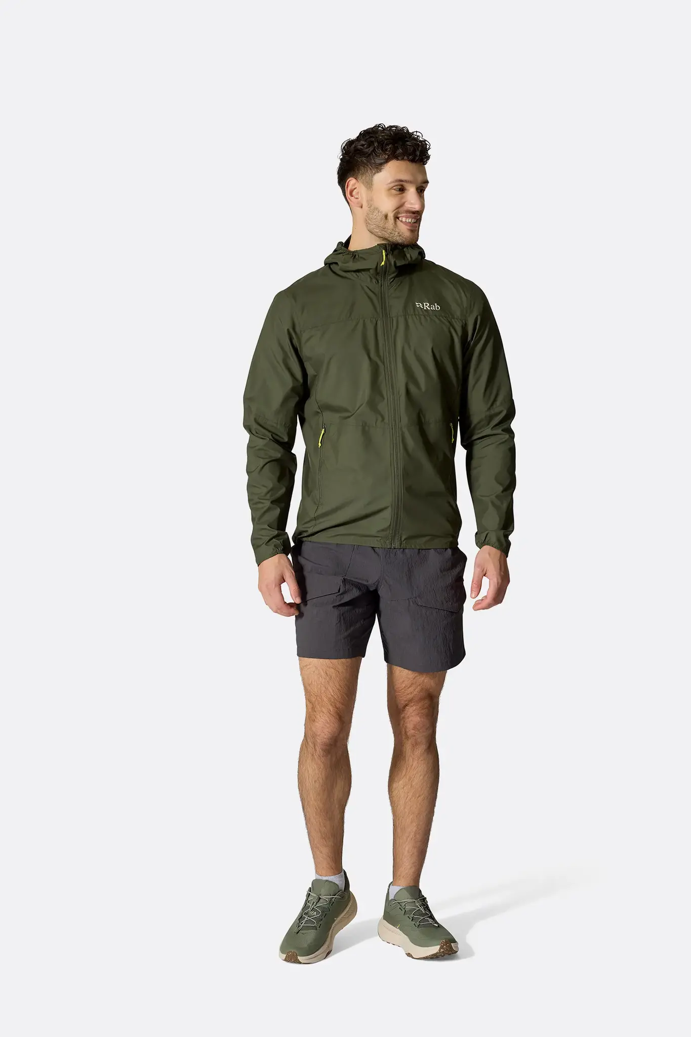 Men's Windgather Hooded Jacket Black