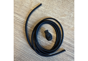 FREE ELASTIC BAGGAGE CORD WITH STOPPER BLACK
