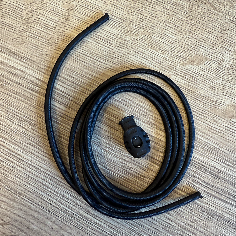 GRATIS BAGAGE ELASTIEK EN STOPPER ZWART