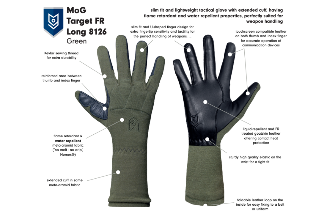 8126G - Target FR Long Cuff Green