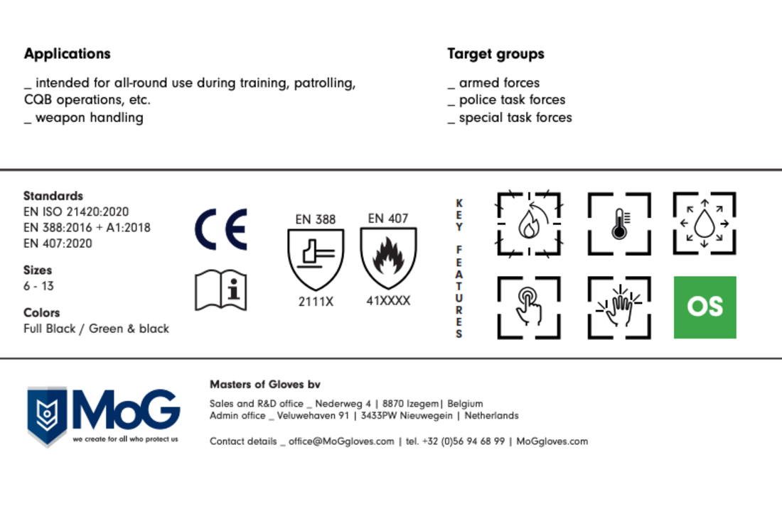 8126G - Target FR Long Cuff Green