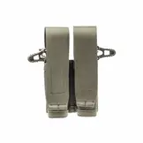LH Pistol Magazine Pouch Double MX762-2 Stone Grey