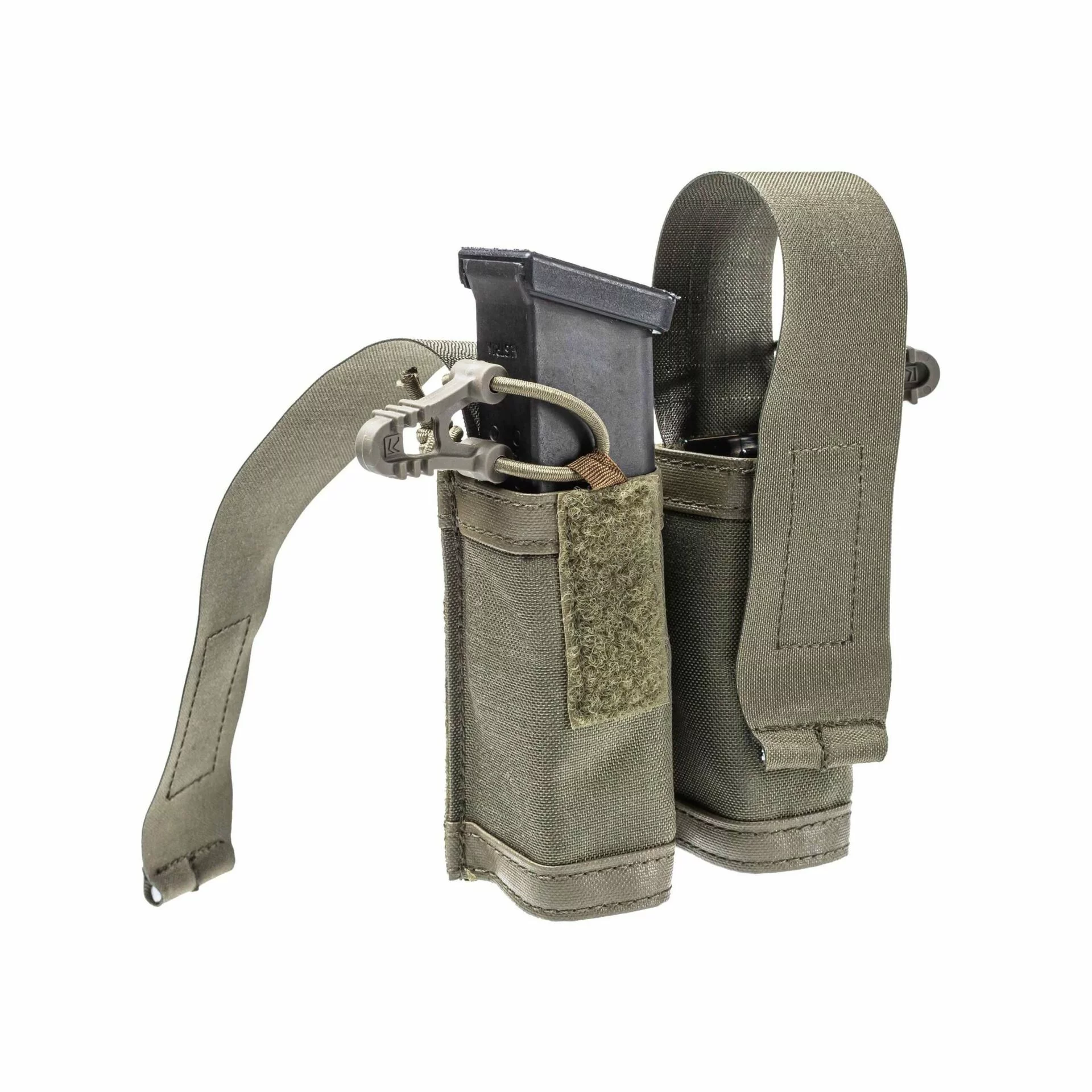 LH Pistol Magazine Pouch Double MX762-2 Stone Grey