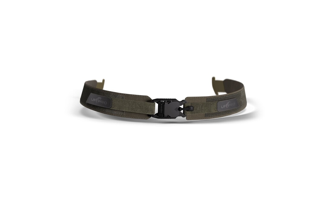 Waist/Flex V-Buckle Belt Brown Grey