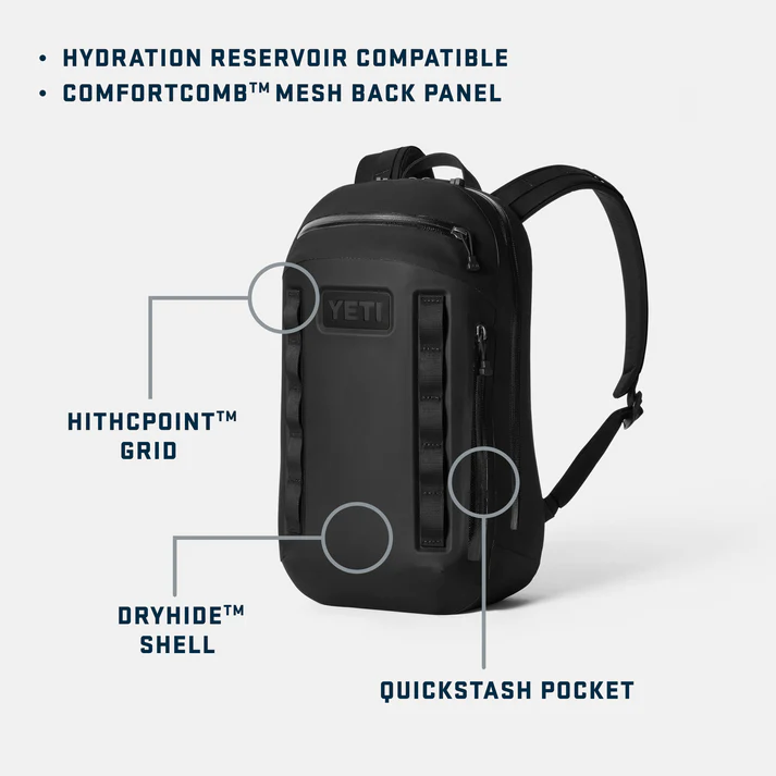 Cayo 15L Backpack Water Resistant Black