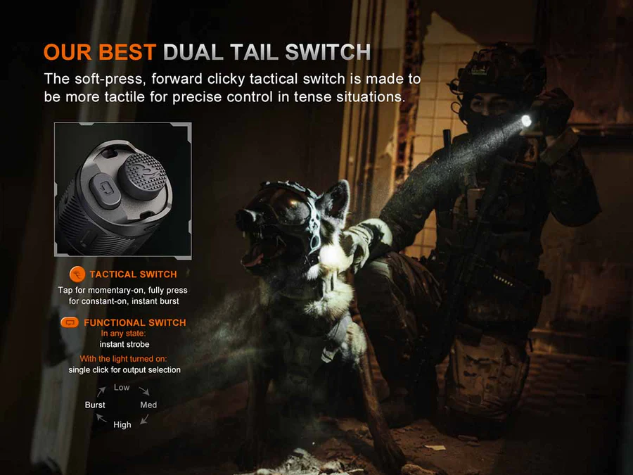 TK21R Zaklamp / Flashlight (3600 lumen)