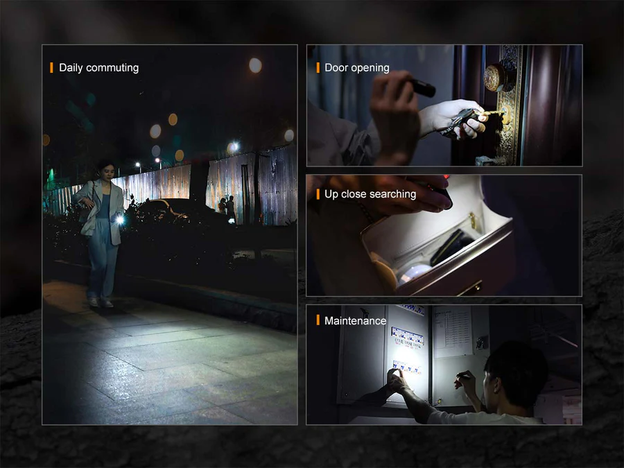 E05R EDC Zaklamp / Flashlight (400 lumen)