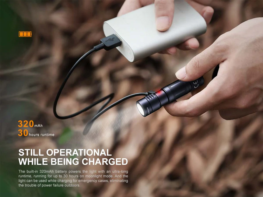 E05R EDC Zaklamp / Flashlight (400 lumen)