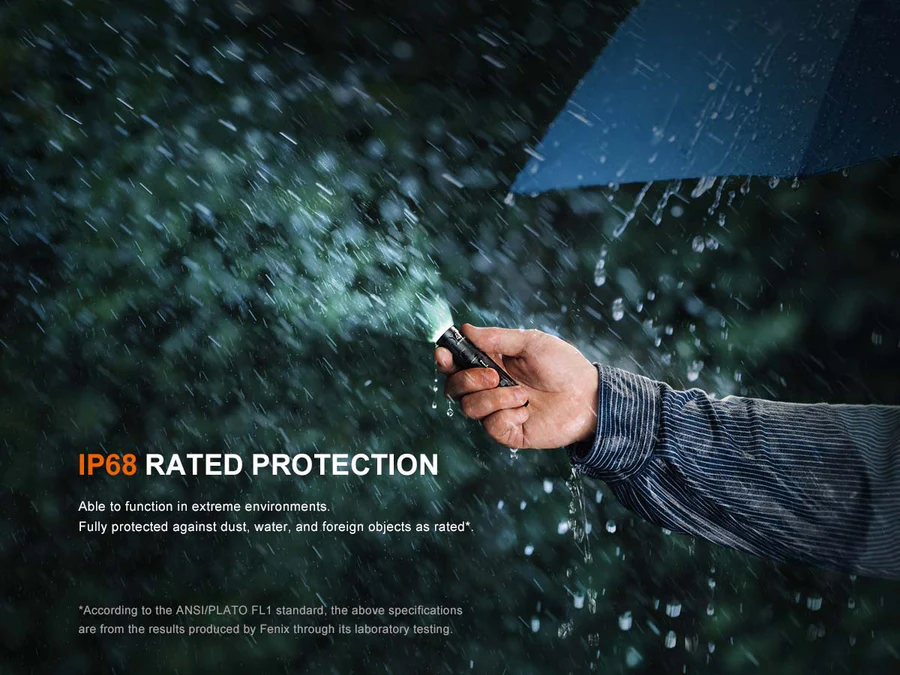 E12 V3.0 EDC Zaklamp / Flashlight (200 lumen)