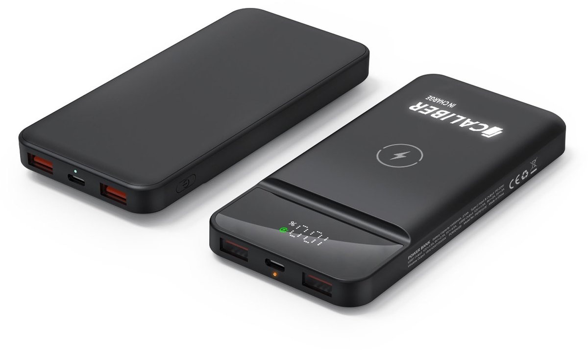 Powerbank 10.000mAh - 22.5W Snelladen - 2 x USB-A & 1 x USB-C