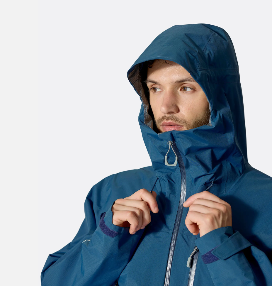 Downpour Mountain Jacket Hardshell Black