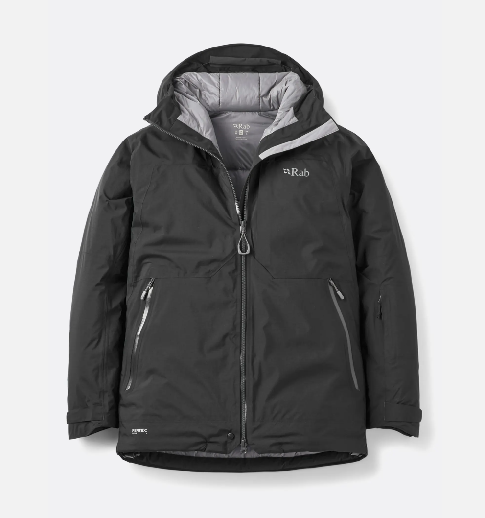 Optical Waterproof Insulated Down Jacket Black