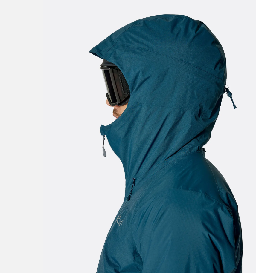 Optical Waterproof Insulated Down Jacket Black