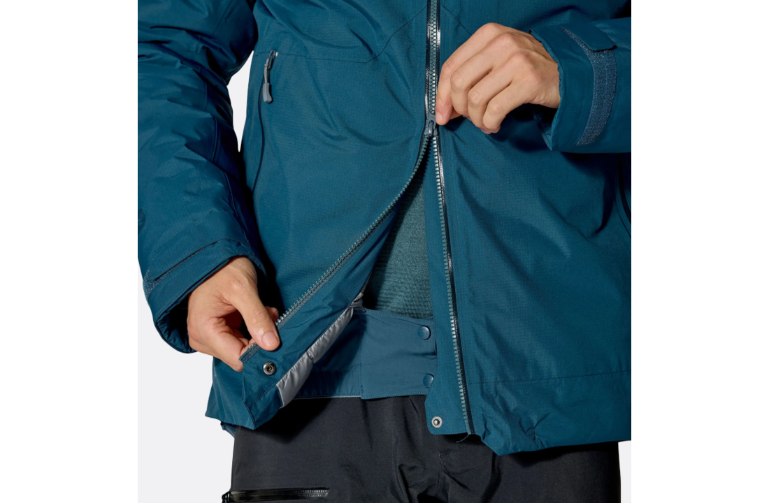 Optical Waterproof Insulated Down Jacket Black