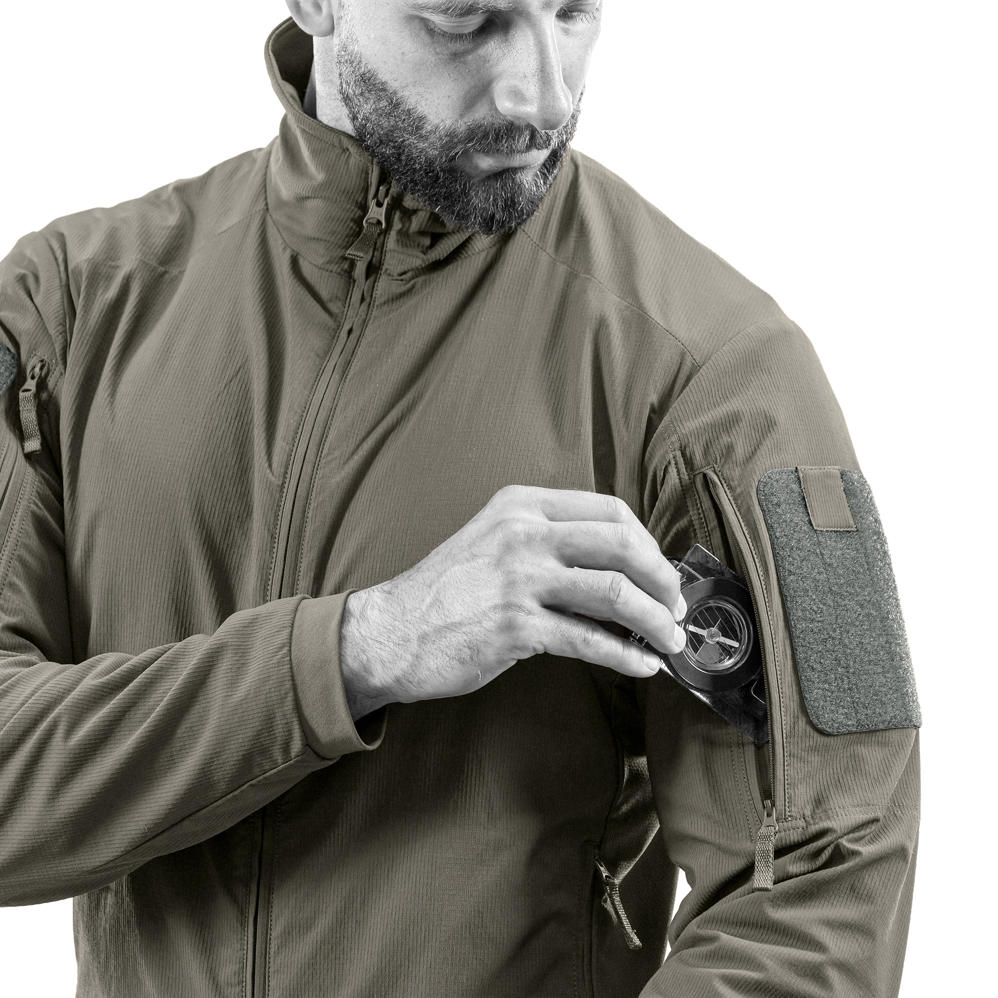Hunter FZ Gen.3 Tactical Softshell Jacket Brown Grey