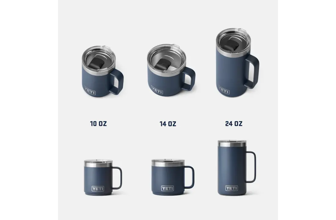 Rambler® 10 oz 296ml Mok met MagSlider™ Lid Zwart