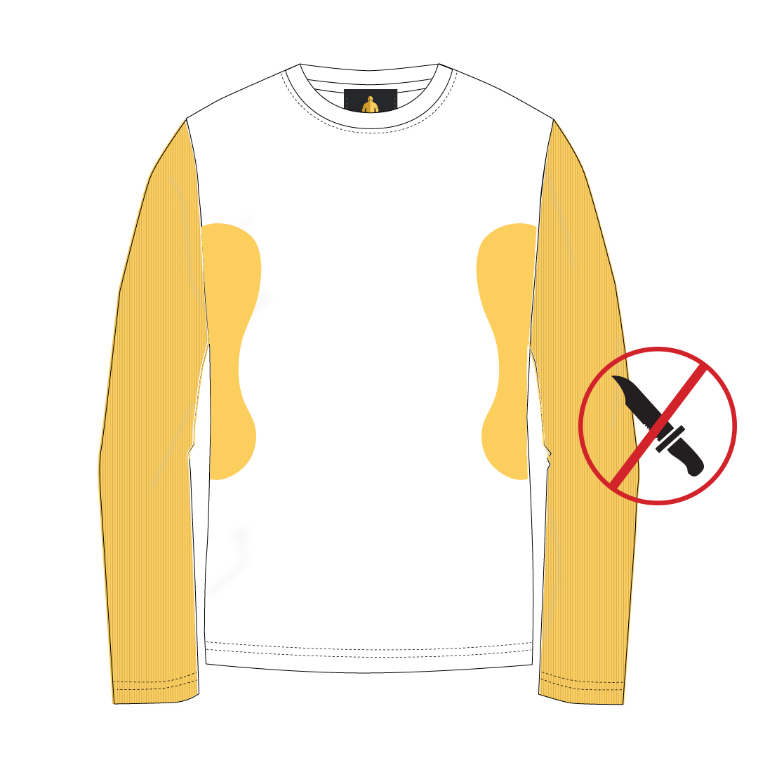 Arm/Armpit Cut Protection Combat Shirt Ludwigsburg Black