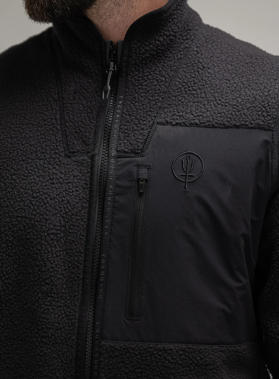 MANTRA Fleece G2 Full Zip Obsidian Black
