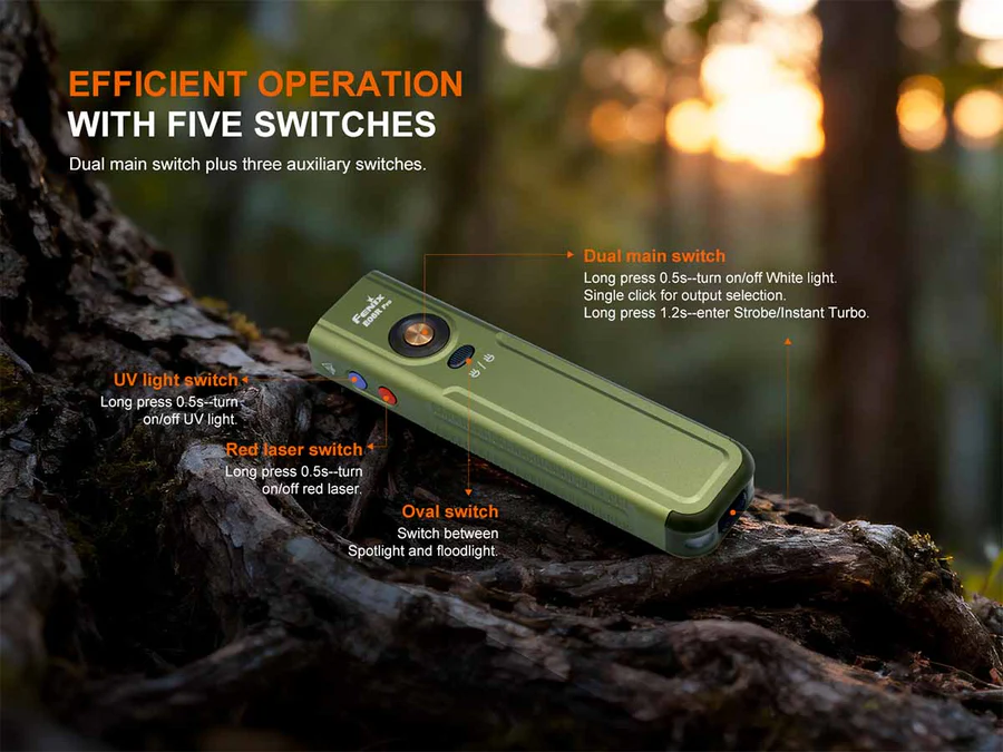 E06R Pro Rechargable Flashlight (1600 lumen)