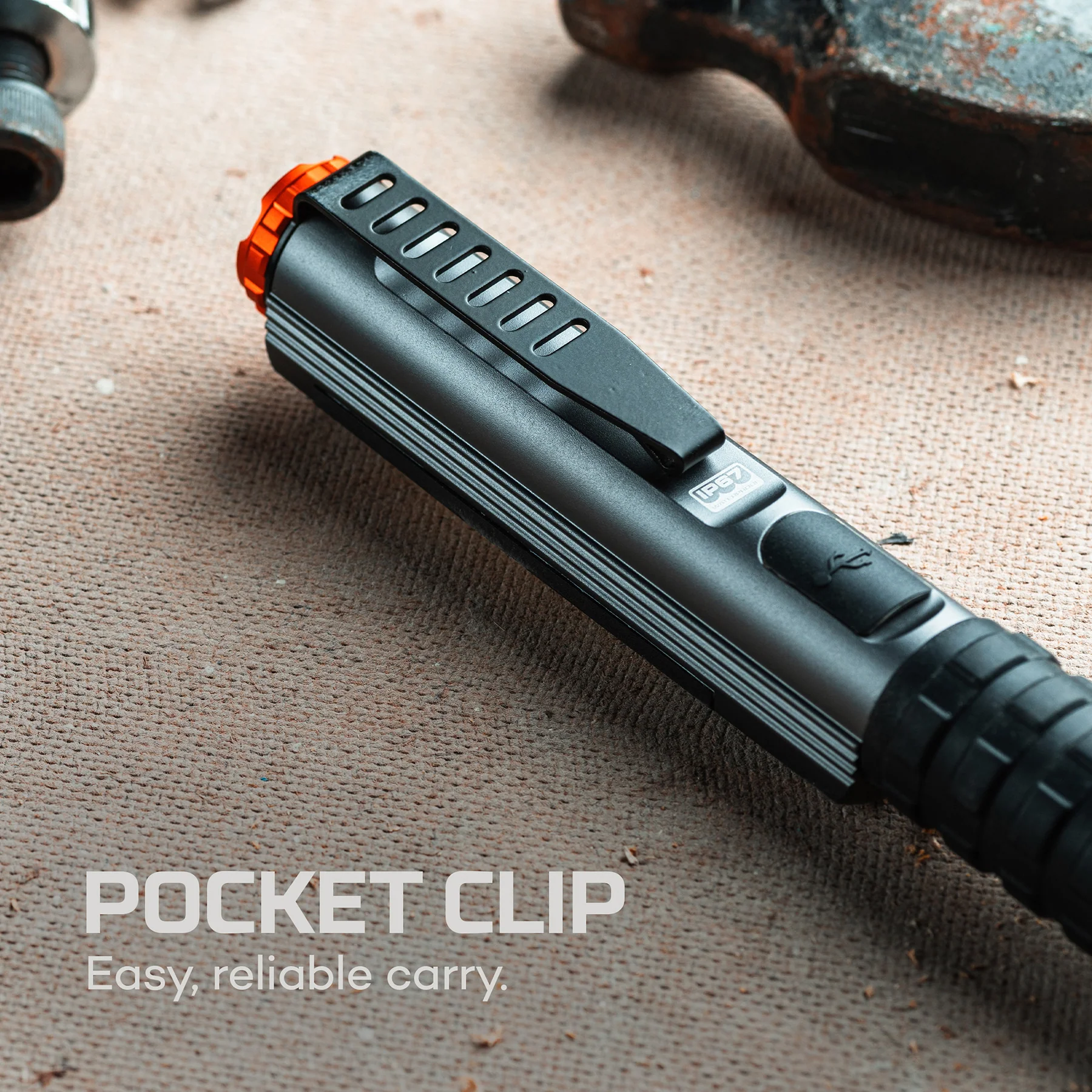 Big Larry Pro+ Black Line Flashlight (600 lumen)