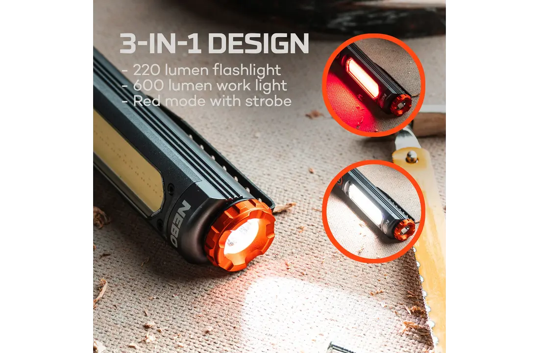 Big Larry Pro+ Black Line Flashlight (600 lumen)