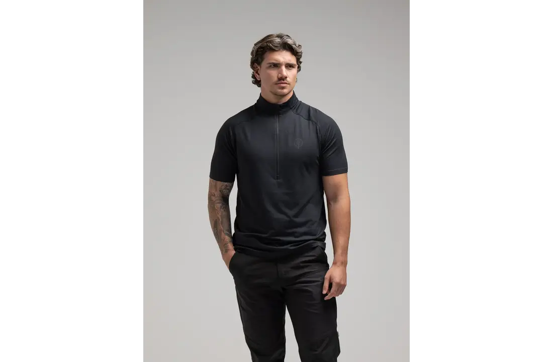 ORYON DELTA Short Sleeve T-Shirt Obsidian Black